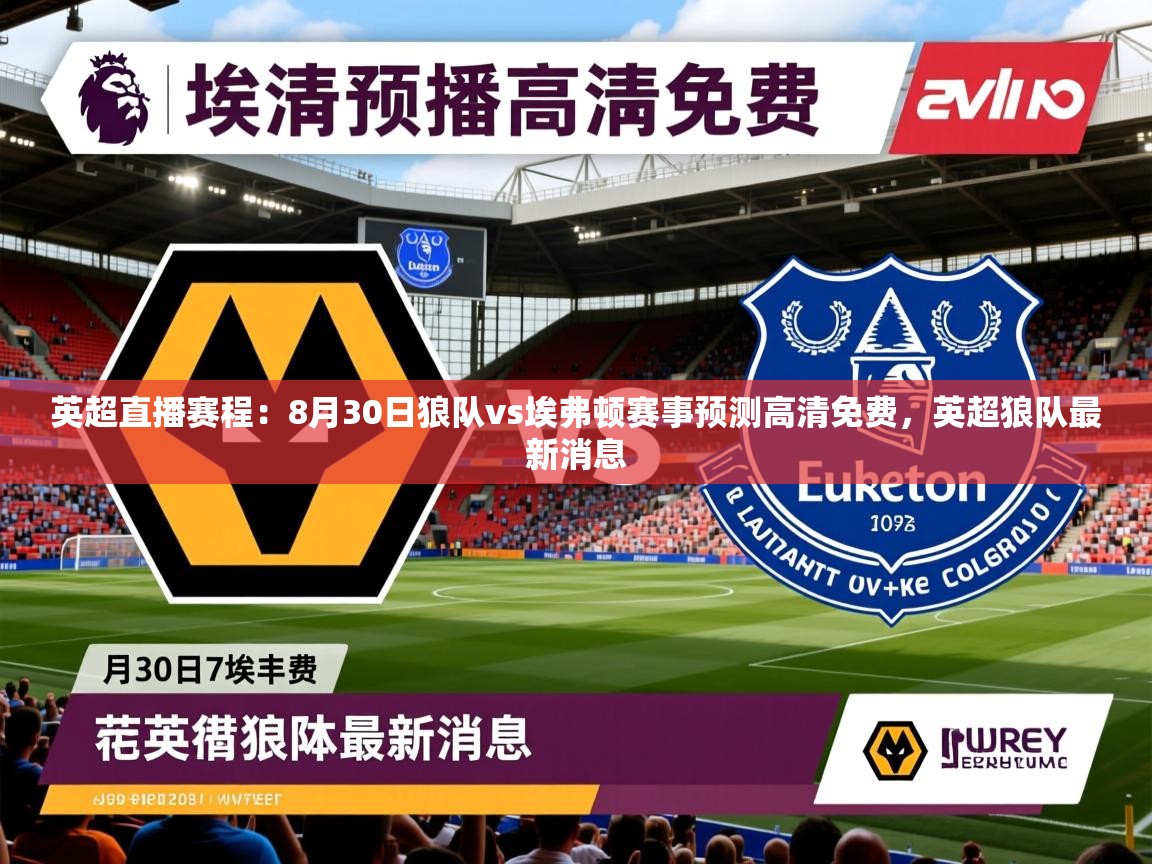 2025乐鱼体育在线英超直播赛程：8月30日狼队vs埃弗顿赛事预测高清免费，英超狼队最新消息